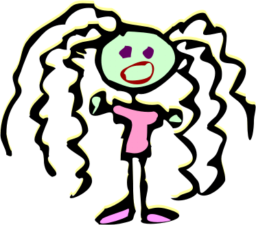niña enfadada